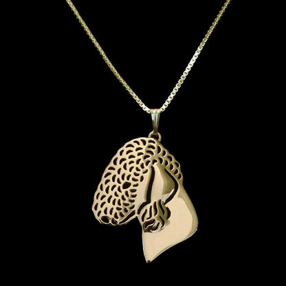 Bedlington Terrier pendant & chain