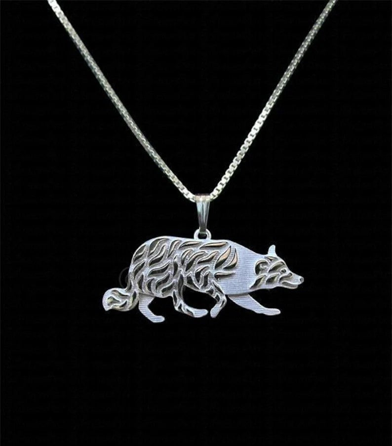 Working Border Collie necklace