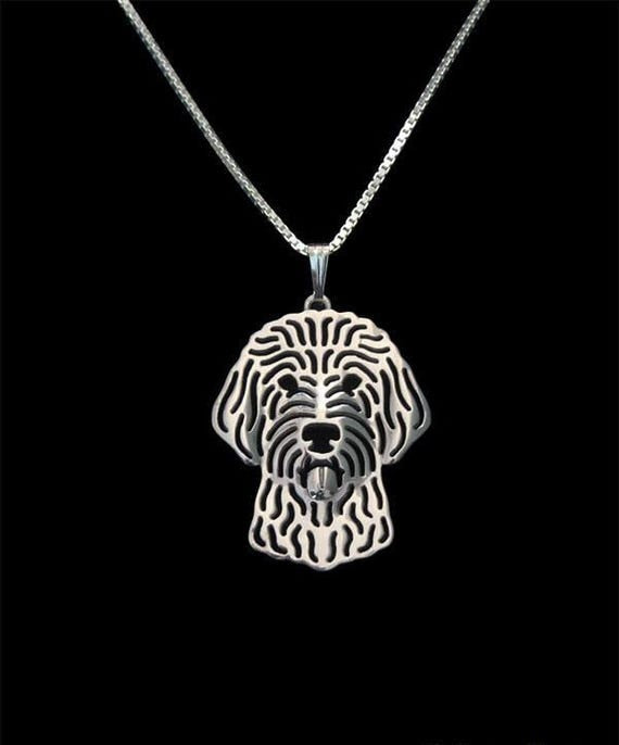 Labradoodle pendant & chain