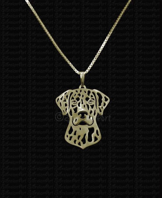 Catahoula Leopard dog pendant & chain