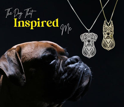 Boxer pendant & chain