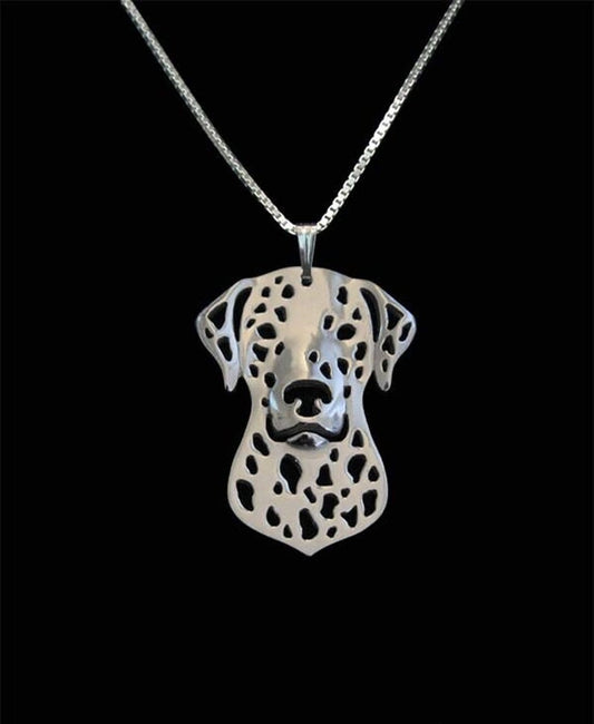 Dalmatian pendant & necklace