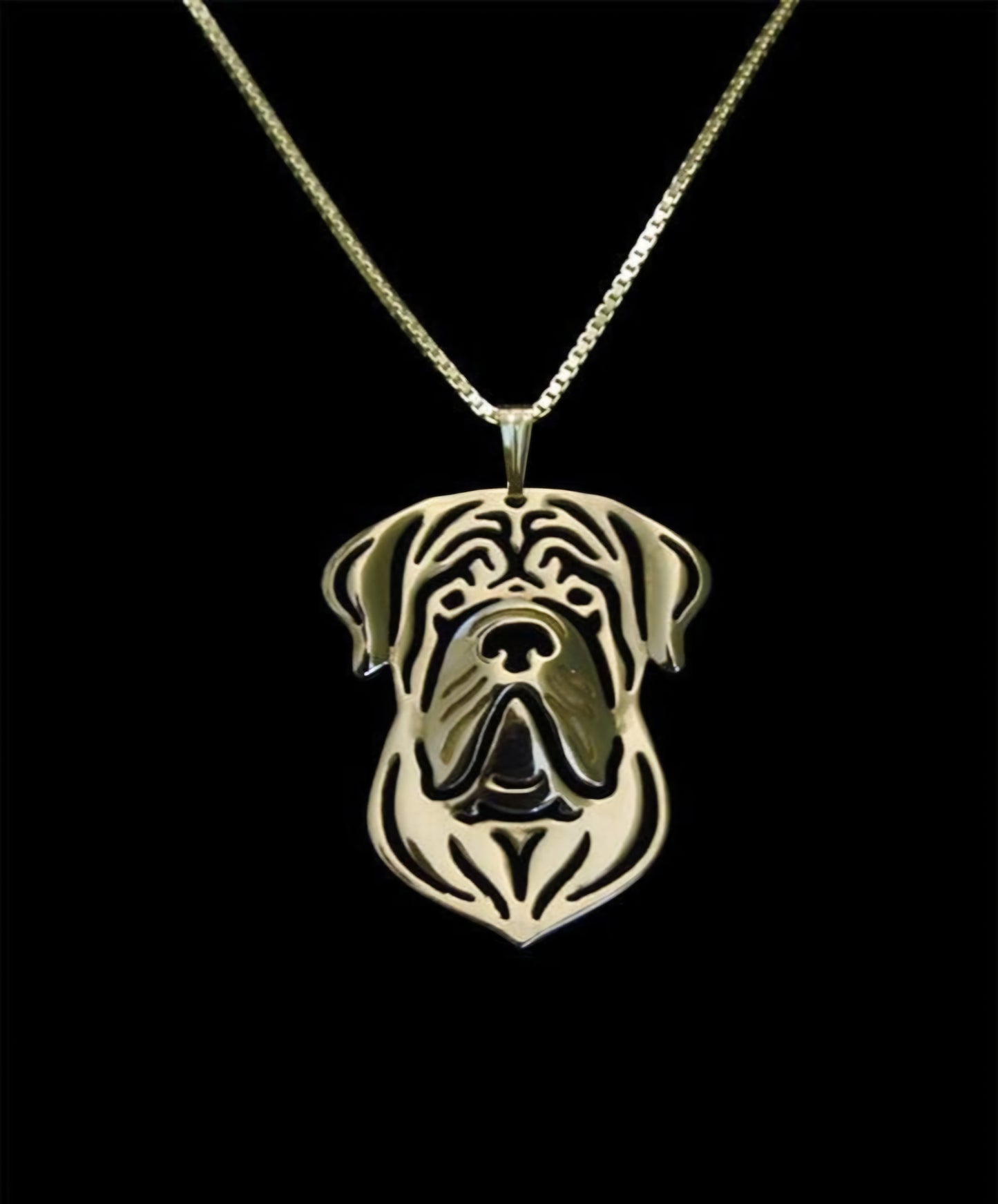 English Mastiff pendant & necklace