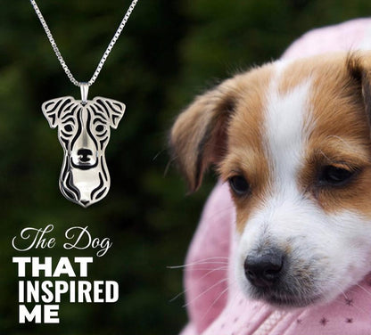 Patterdale Terrier pendant & chain