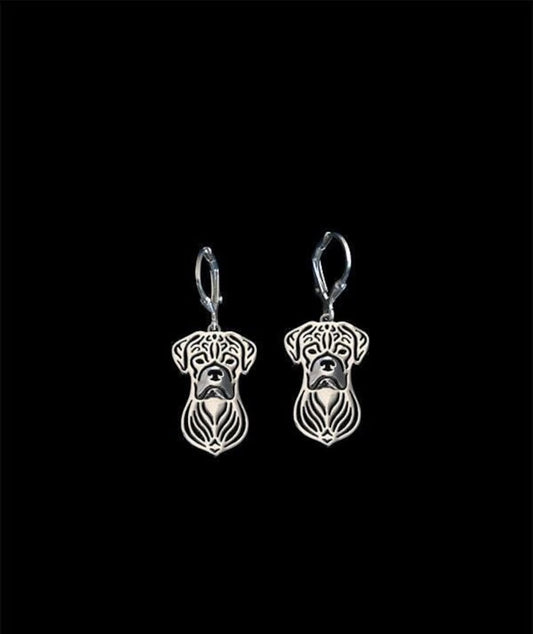 Boxer earrings