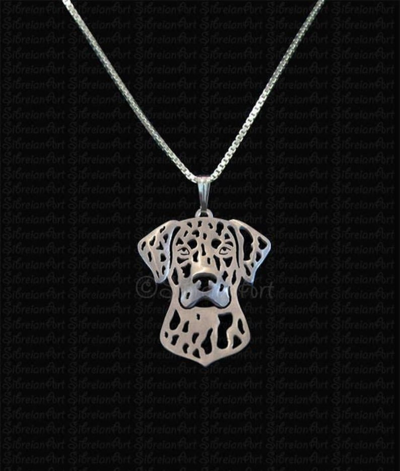 Catahoula Leopard dog pendant & chain