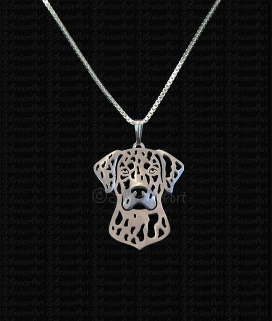 Catahoula Leopard dog pendant & chain