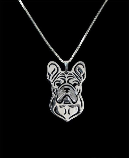 French Bulldog pendant & chain