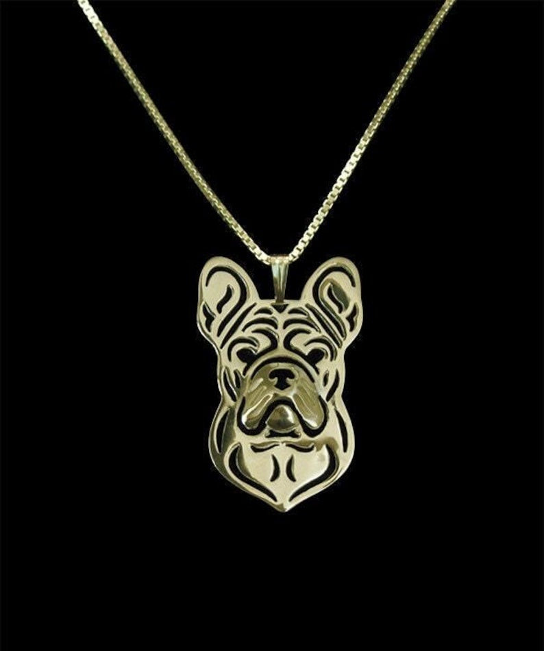 French Bulldog pendant & chain