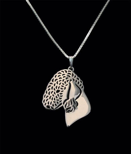 Bedlington Terrier pendant & chain